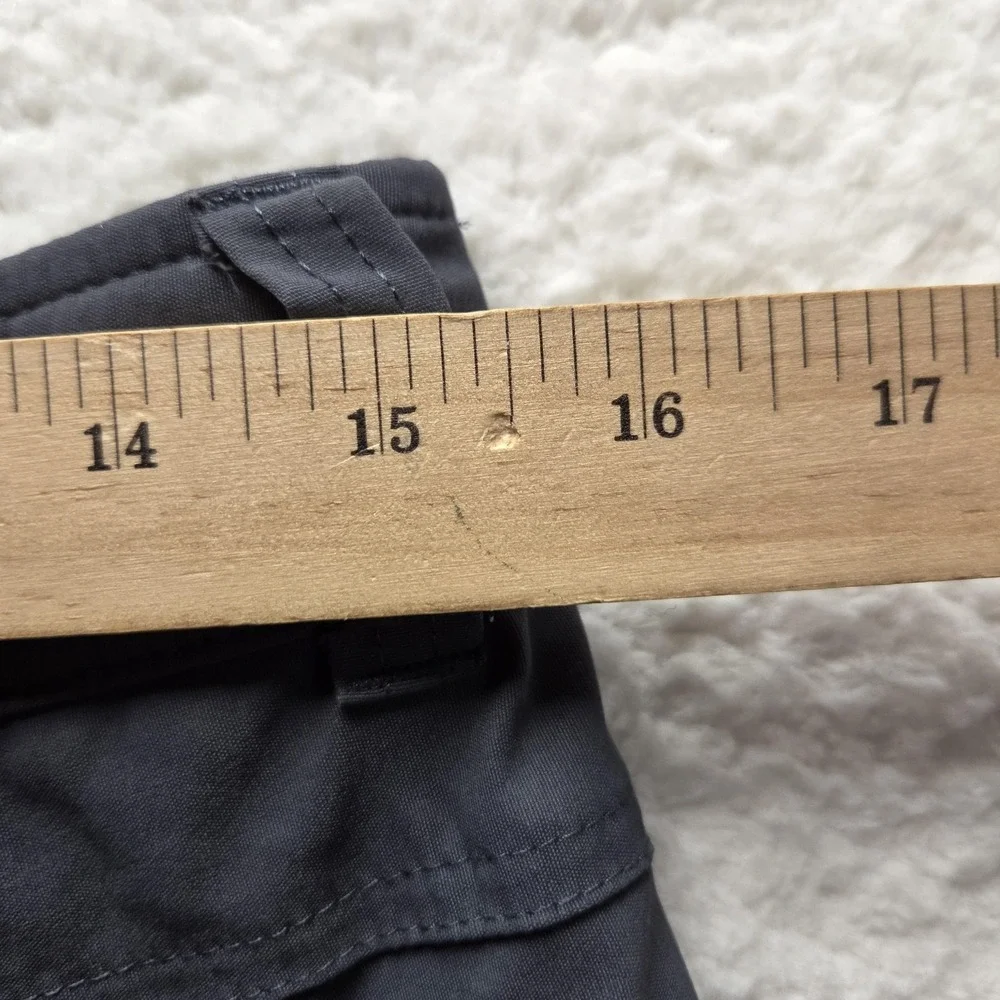 Free Country Shorts Mens 30 Gray Adjustable Waist Belt Hiking Microfiber Outdoor